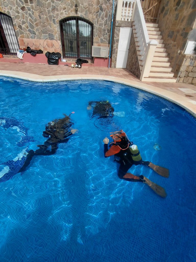 Practicing skills in a pool